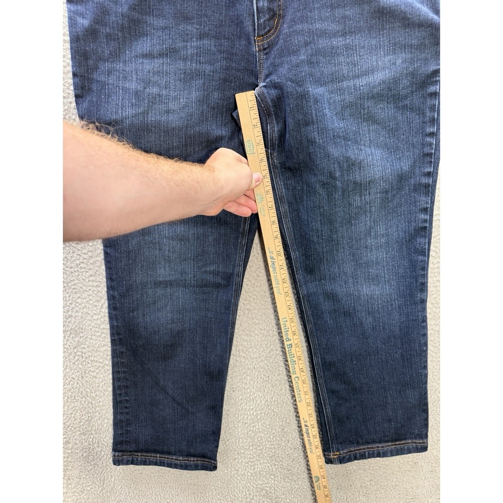 Duluth Trading Co Jeans Mens 34x30 Blue Ballroom Double Flex Workwear Chore Barn - Picture 4 of 10